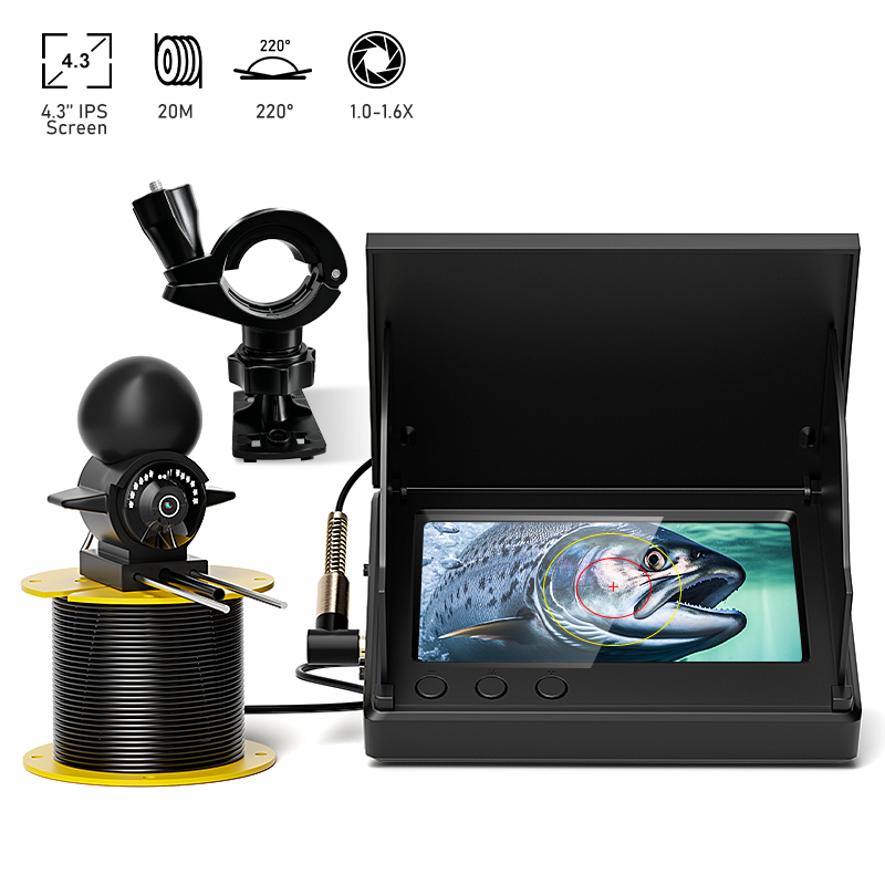 เครื่องหาปลาแบบพกพา LCD ขนาด 4 - Fishing Camera บทวิจารณ์และราคา