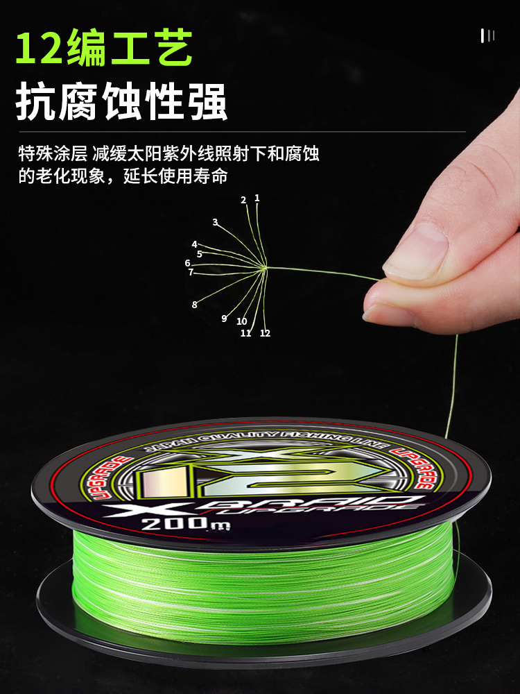 นําเข้า 12 Braided YGKV8 Line  - Fish Finder Cable บทวิจารณ์และราคา